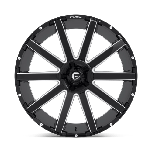 Fuel Off-Road Aluminum Wheels 26X12 Contra D615 Gloss Black Milled