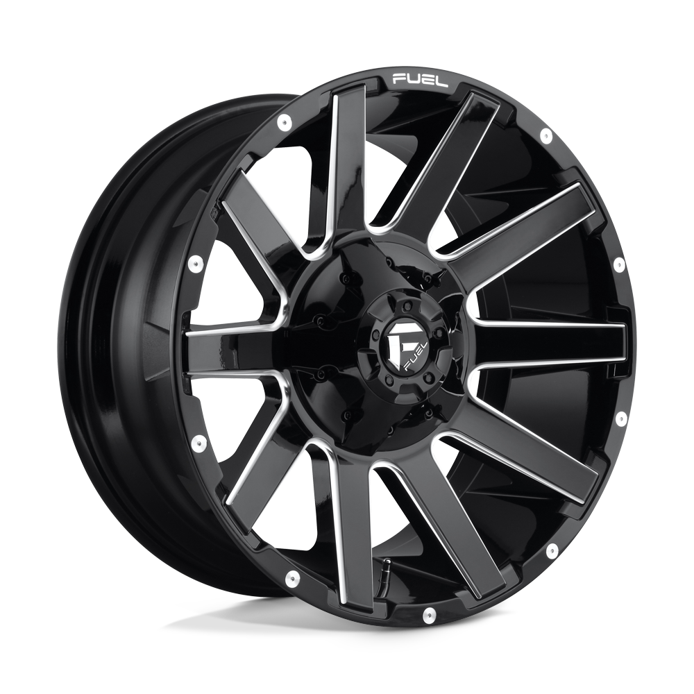 Fuel Off-Road D615 20X9 Gloss Black Milled 8x170 +1mm