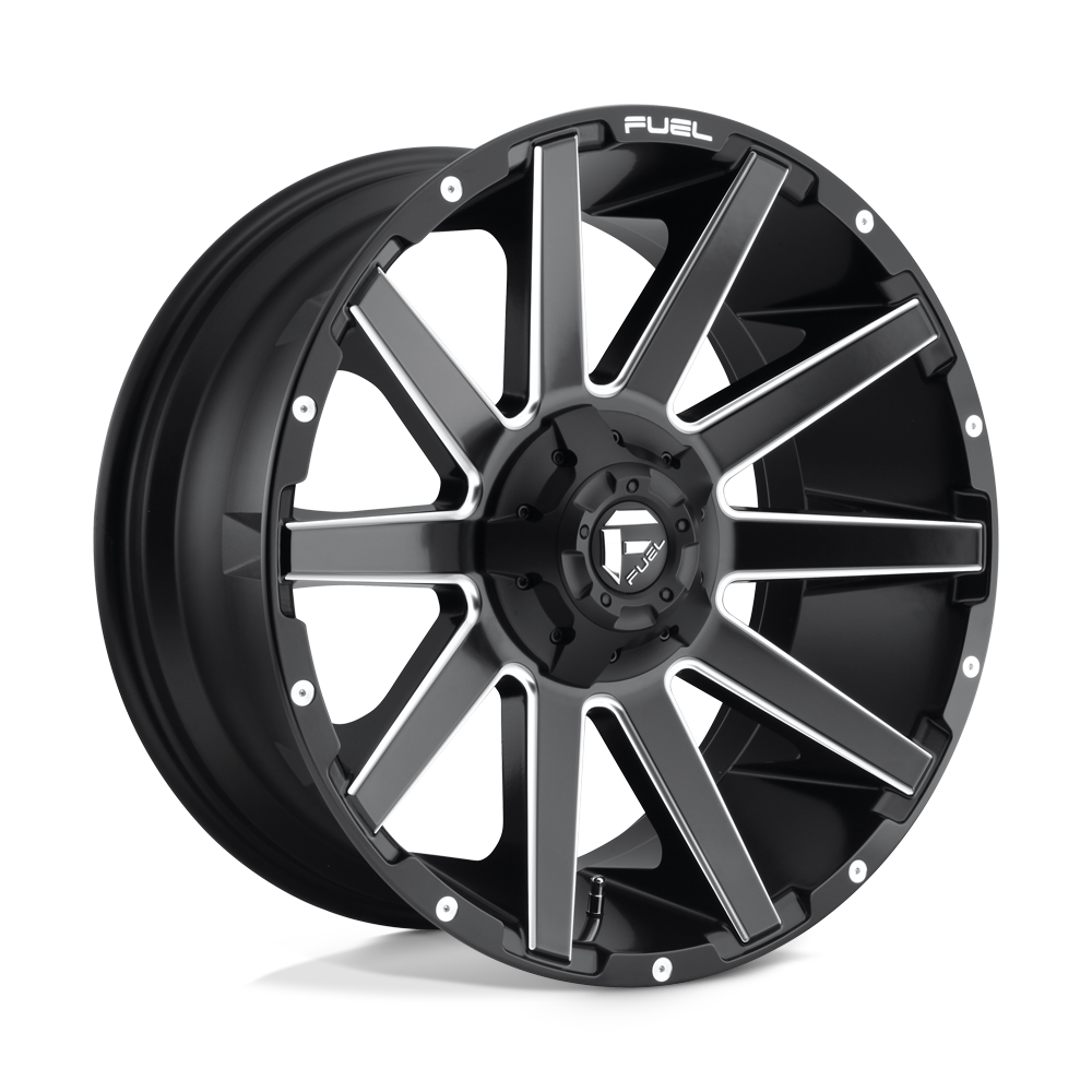 Fuel Off-Road Aluminum Wheels 20X9 Contra D616 Matte Black Milled