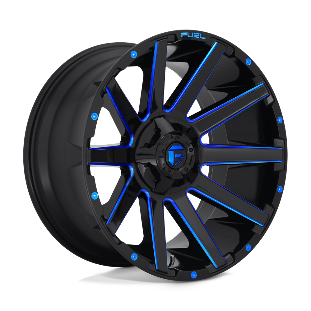 Fuel Off-Road D644 20X9 Gloss Black W/ Blue Tint 5x114.3/5.0 +1mm