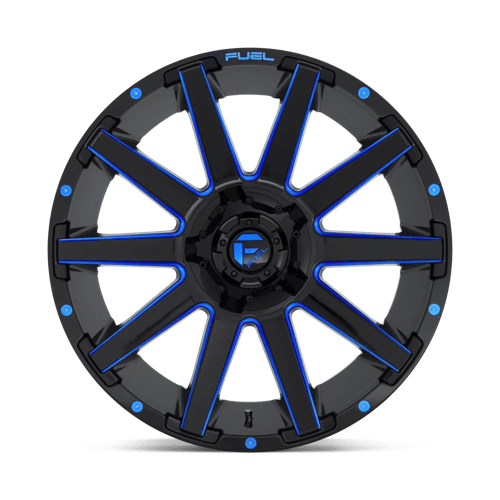 Fuel Off-Road D644 20X10 Gloss Black W/ Blue Tint 6x135/5.5 -19mm