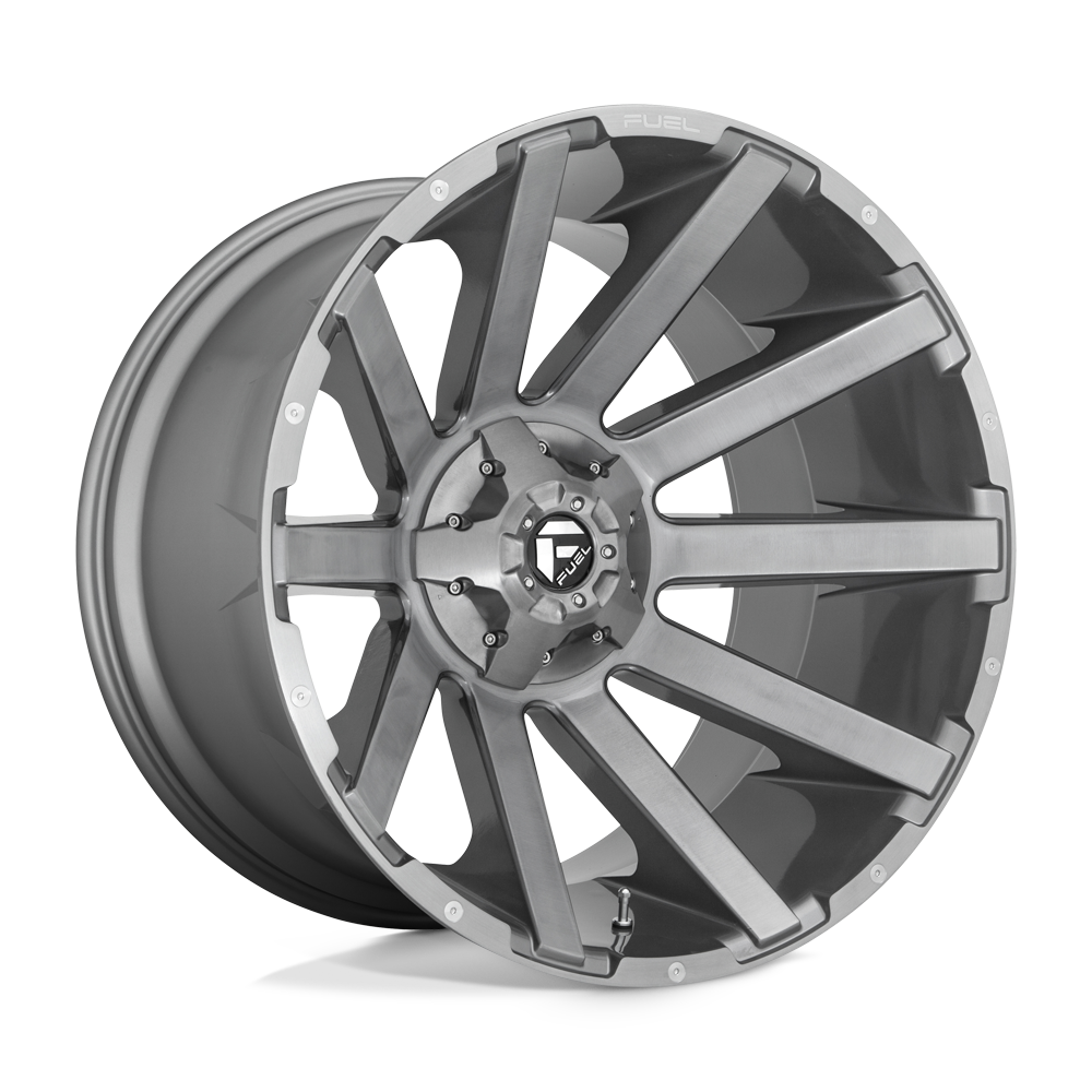Fuel Off-Road Aluminum Wheels 20X9 Contra Platinum D714 Brushed Gunmetal