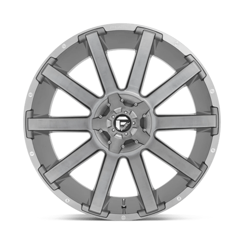 Fuel Off-Road Aluminum Wheels 22X12 Contra Platinum D714 Brushed Gunmetal
