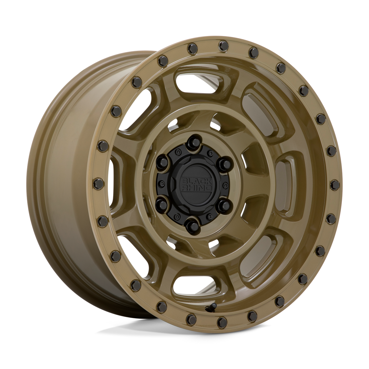 Black Rhino Hard Alloys Convoy 17X8.5 6X139.7 -10MM Gator Green