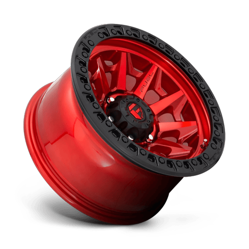 Fuel Off-Road D695 17X9 Candy Red W/ Black Bead Ring 6x135 -12mm