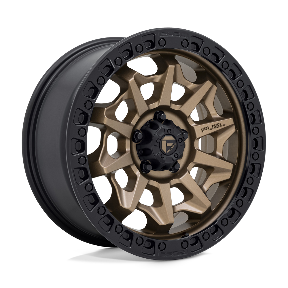 Fuel Off-Road Aluminum Wheels 18X8.5 Covert D696 Matte Bronze Black Bead Ring