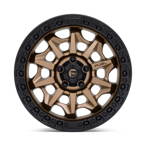 Fuel Off-Road Aluminum Wheels 18X8.5 Covert D696 Matte Bronze Black Bead Ring