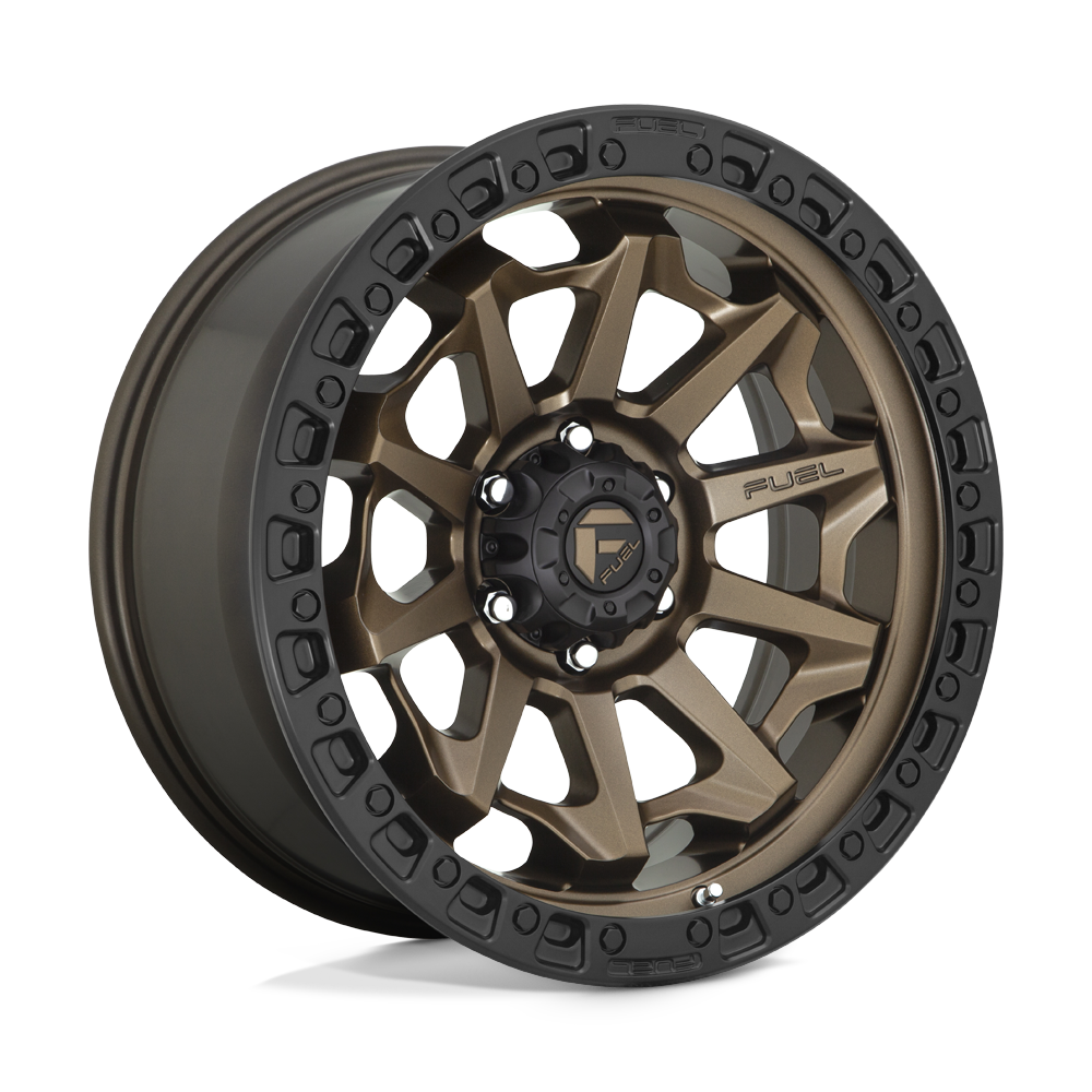Fuel Off-Road Aluminum Wheels 17X9 Covert D696 Matte Bronze Black Bead Ring
