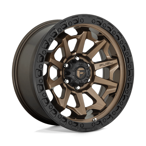 Fuel Off-Road Aluminum Wheels 16X8 Covert D696 Matte Bronze Black Bead Ring
