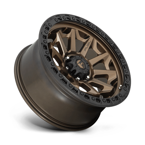 Fuel Off-Road Aluminum Wheels 17X9 Covert D696 Matte Bronze Black Bead Ring