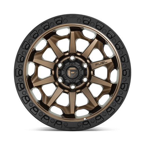 Fuel Off-Road D696 18X9 Matte Bronze Black Bead Ring 6x139.7 -12mm