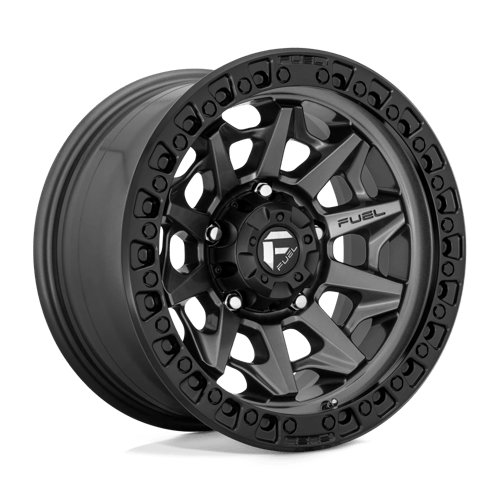 Fuel Off-Road Aluminum Wheels 16X8 Covert D716 Matte Gunmetal Black Bead Ring