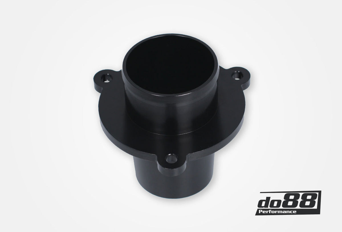 do88 - VAG 1.8/2.0 TSI (MQB) Turbo Muffler Delete, OEM Pressure pipes, Black hose - CP-110S-OEM