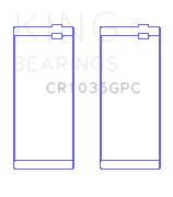 King Cummins B-Ser. L4 Connecting Rod Bearing Set - CR1035GPC