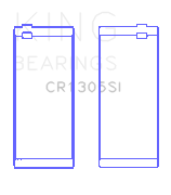 King Engine Bearings Cummins 4Bta/4Btaa/6Bt/6Bta (Size +.026mm) Connecting Rod Bearing Set - CR1305SI.026