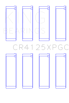 King Subaru EJ20/EJ22/EJ25 pMaxKote Performance Rod Bearing Set - Size STDX - CR4125XPGCSTDX