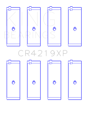 King Toyota 1RZ/ 2RZ/ 3RZ Connecting Rod Bearing Set - CR4219XP