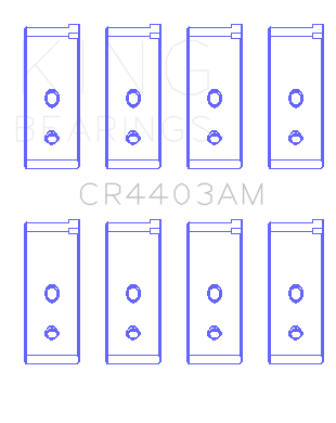 King Austin/MG B-Series (Size Standard) Connecting Rod Bearing Set - CR4403AM