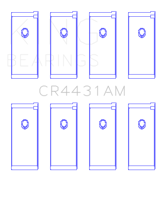 King Nissan (Size 1.5) Rod Bearing Set - CR4431AM1.5