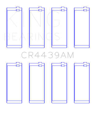 King BMW M10 (Size STD) Rod Bearing Set - CR4439AM