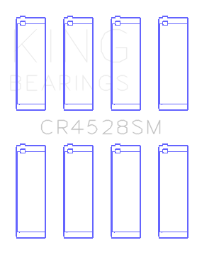 King Engine Bearings BMW N42 B20/N46 B20 (Size +1.0mm) Connecting Rod Bearing Set - CR4528SM1.0