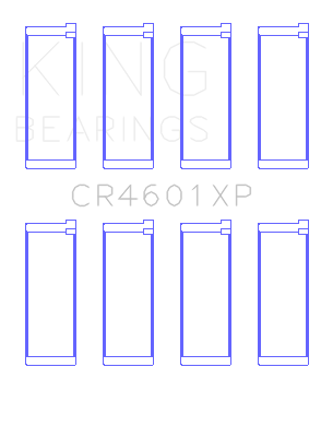 King Lancia 2.0L HF (Size STD) Performance Rod Bearing Set - CR4601XP