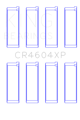 King 07-09 Mazdaspeed 3 L3-VDT MZR DISI (t) Duratec High Performance Rod Bearing Set - Size STDX - CR4604XPSTDX