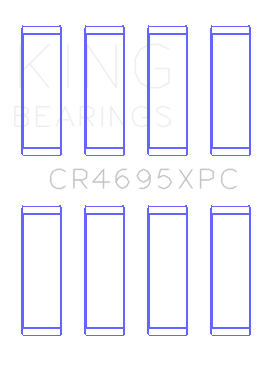 King Ford Ecoboost 2.0L / 2.3L (Size 0.26) Connecting Rod Bearing Set - CR4695XPC.026