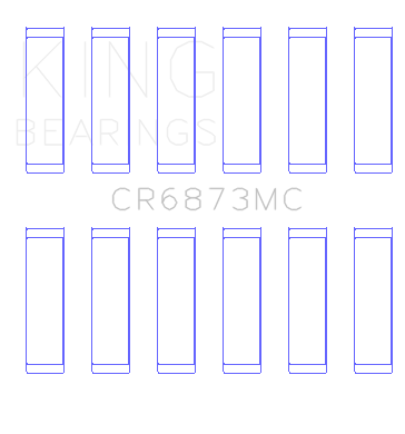 King Toyota 2GR-FE / 3GR-FE Connecting Rod Bearing Set - CR6873MC