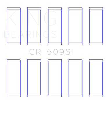 King Engine Bearings Volvo 850 (Size +0.75mm) Connecting Rod Bearing Set - CR509SI0.75