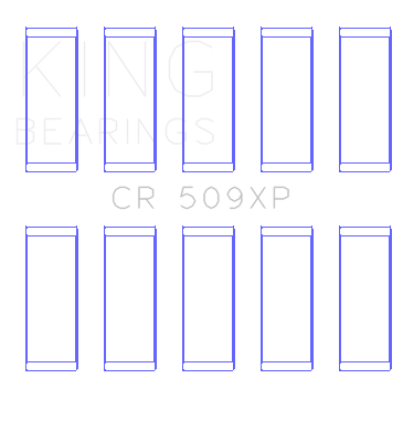 King Engine Bearings Volvo 850 (Size +0.25mm) Connecting Rod Bearing Set - CR509XP0.25