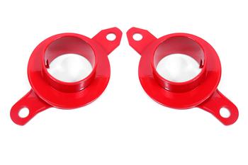 BMR 79-04 Ford Mustang Front Upper Coil Spring Seat - Red - CSS730R for 1979-2004 Ford Mustang
