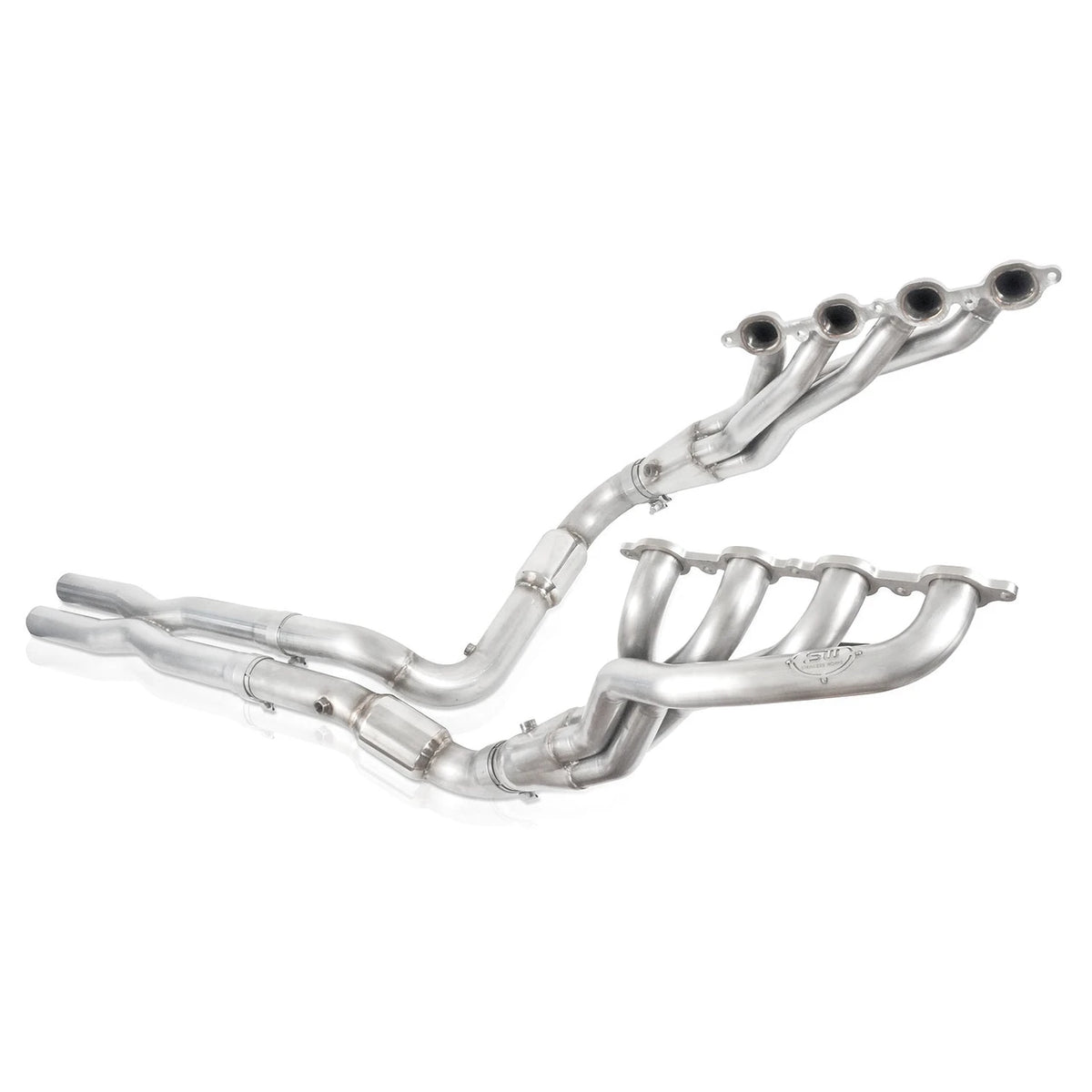Stainless Works - 2007-13 Silverado Long Tube Header Kit - CT07HCATY