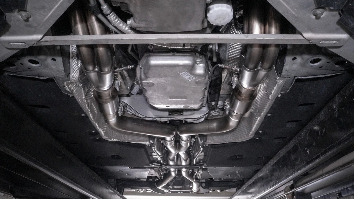 Stainless Works - 2016-19 Cadillac CTS-V Long Tube Header Kit - CTSV16HCATSW