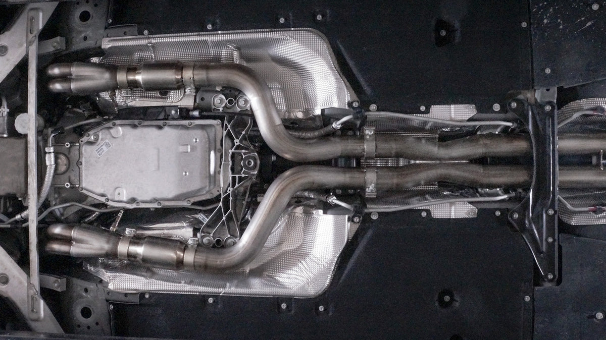Stainless Works - 2016-19 Cadillac CTS-V Long Tube Header Kit - CTSV16HCATSW