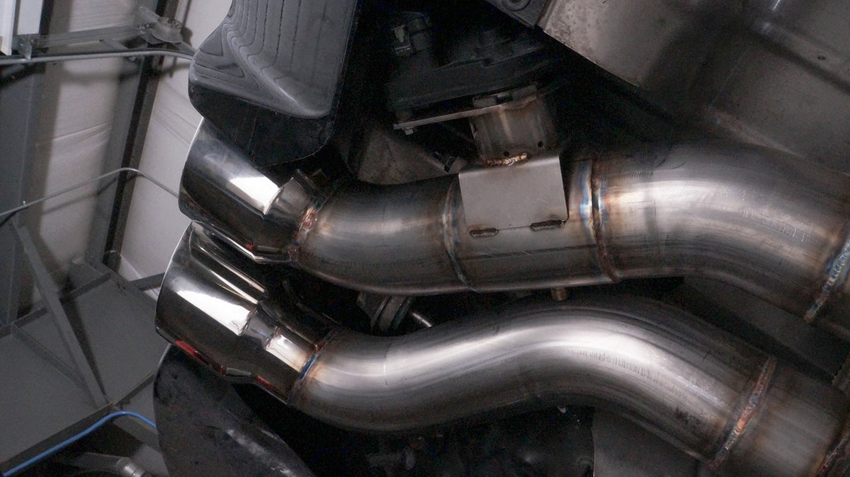 Stainless Works - 2016-19 Cadillac CTS-V Axleback - CTSV16MKS-FC