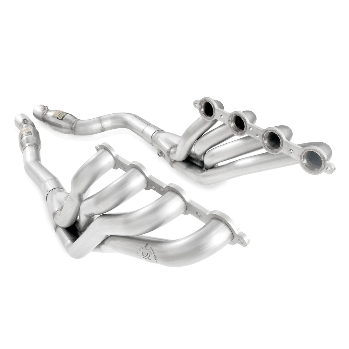 Stainless Works - 2009-15 Cadillac CTS-V Long Tube Header Kit - CTSV9HCATSW