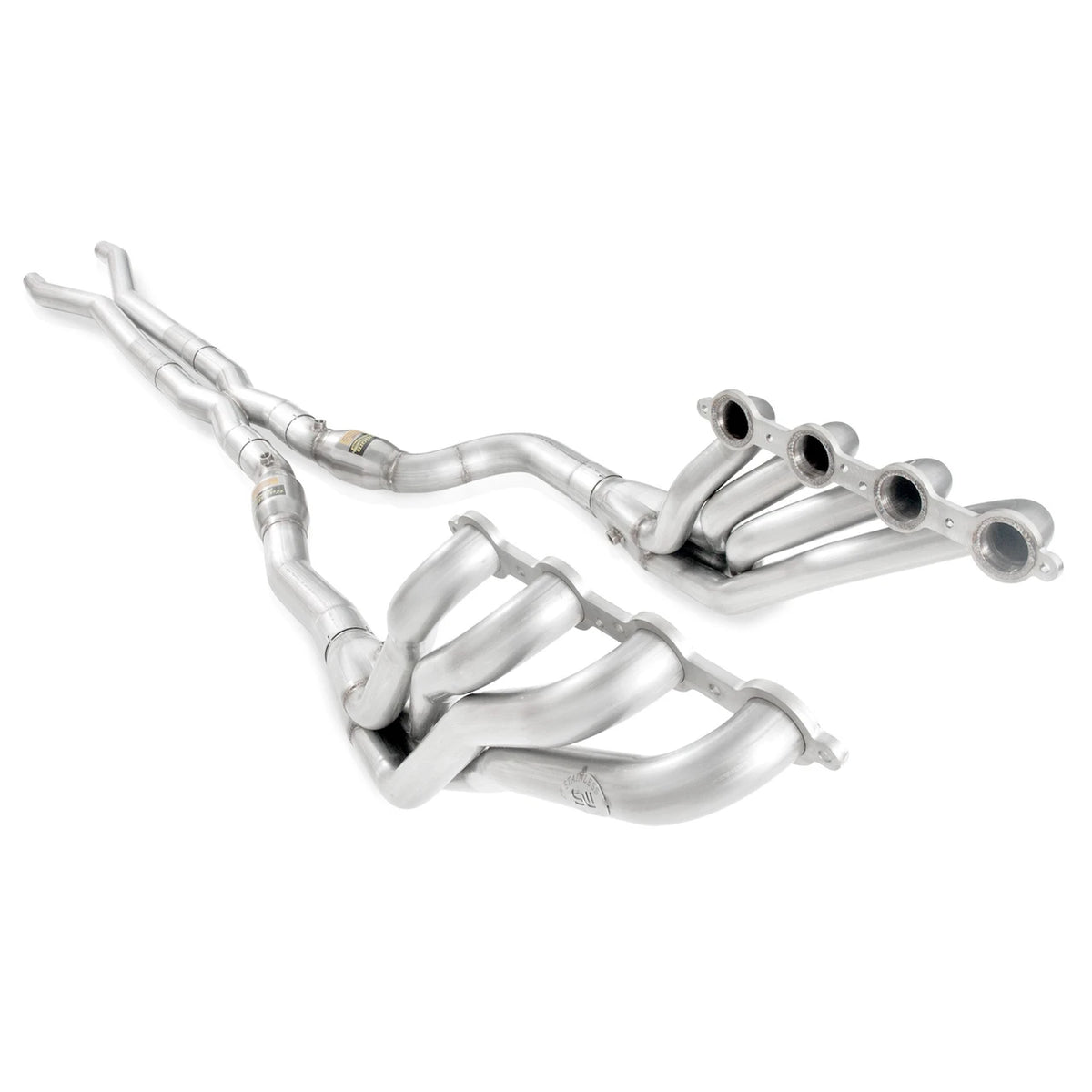 Stainless Works - 2009-15 Cadillac CTS-V Long Tube Header Kit - CTSV9HCATSW