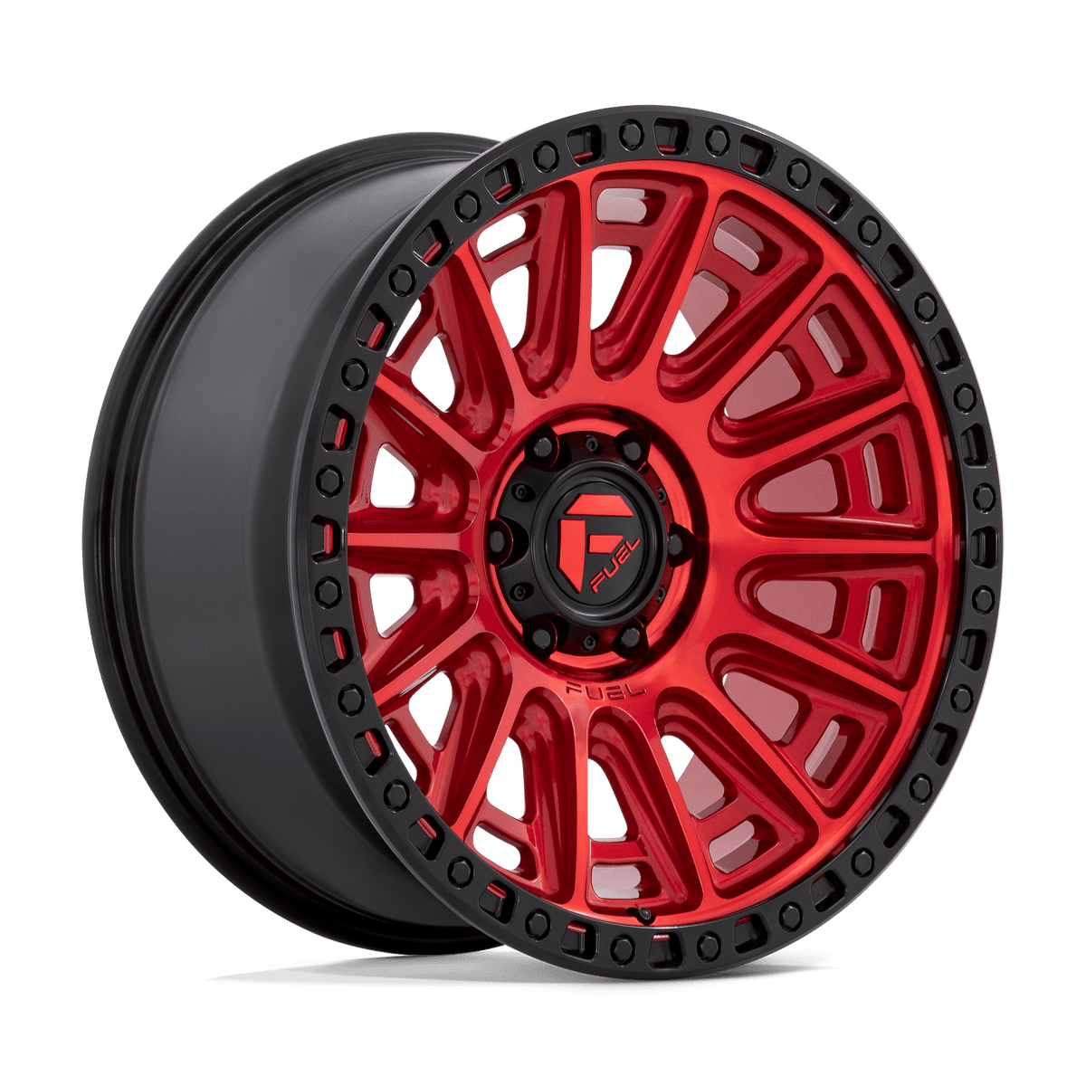 Fuel Off-Road D834 20X9 Candy Red W/ Black Ring 6x135 +1mm
