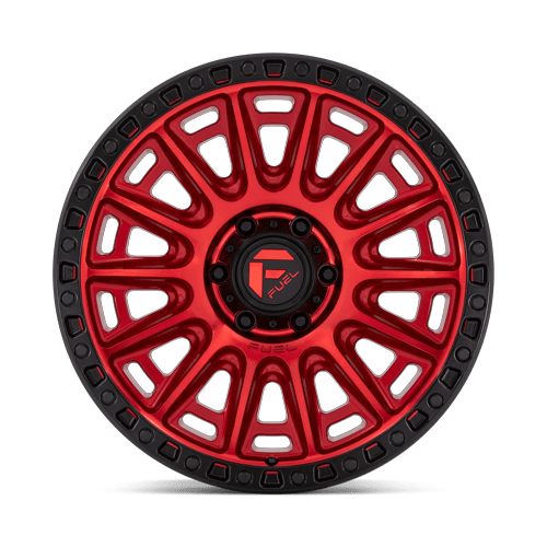 Fuel Off-Road D834 20X9 Candy Red W/ Black Ring 6x135 +1mm