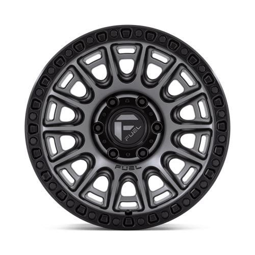 Fuel Off-Road D835 17X8.5 Matte Gunmetal W/ Black Ring 6x120 +34mm
