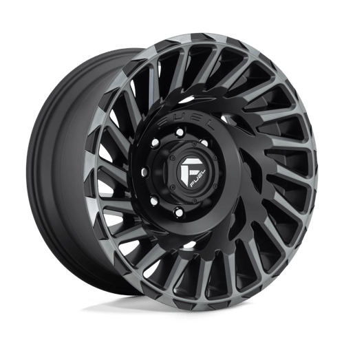 Fuel Off-Road Aluminum Wheels 18X9 Cyclone D683 Matte Machined Double Dark Tint