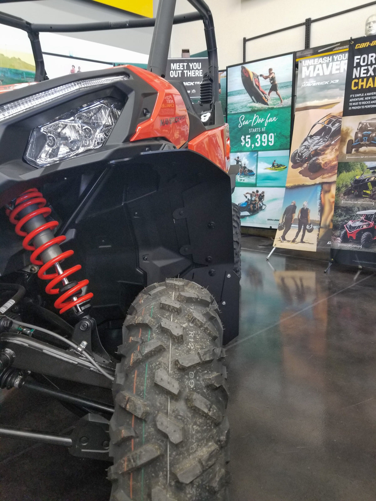 RokBlokz CAN-AM MAVERICK Sport(Not Trail), DPS, X RC, Max DPS 2019+ Mud Flaps