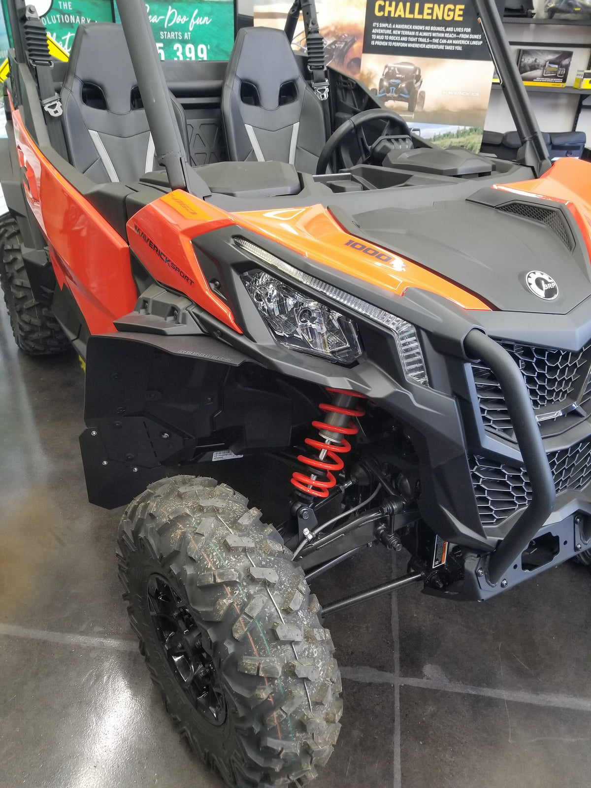 RokBlokz CAN-AM MAVERICK Sport(Not Trail), DPS, X RC, Max DPS 2019+ Mud Flaps