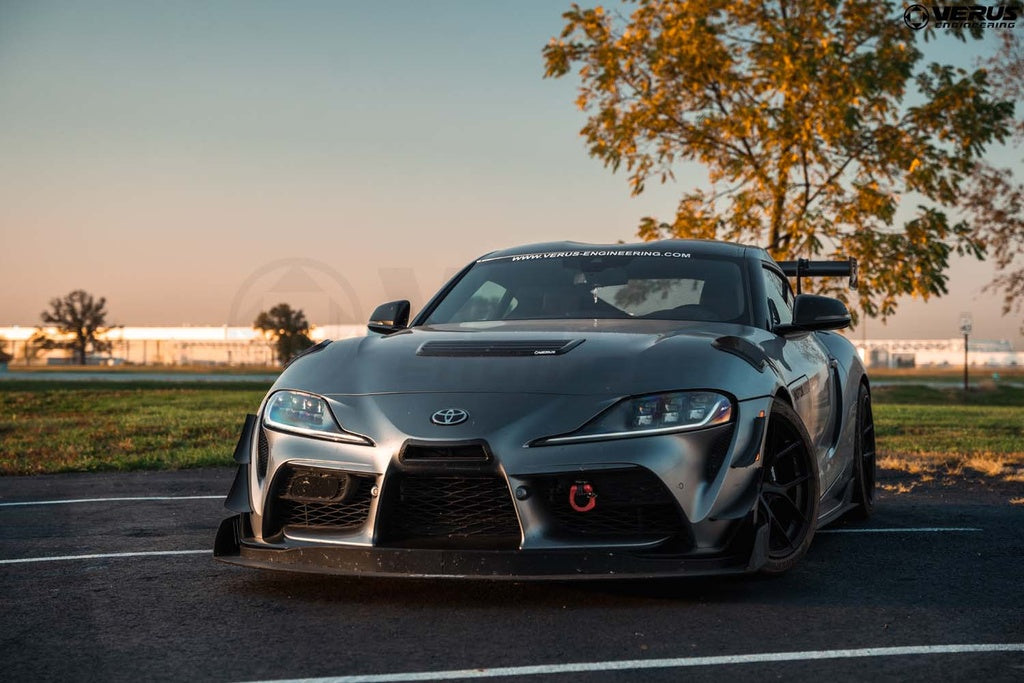 Verus - Carbon Cooling Fender Vent Kit (Top Vents Only) - Mk5 Toyota Supra - A0797A for 2020-2025 Toyota GR Supra - angle vie