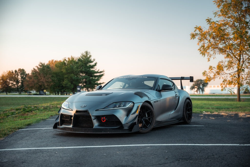 Verus - Carbon Cooling Fender Vent Kit (Top Vents Only) - Mk5 Toyota Supra - A0797A for 2020-2025 Toyota GR Supra - angle vie