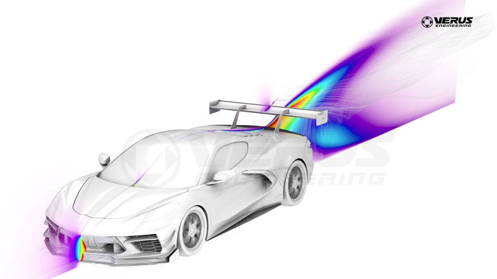 Verus - Carbon Ducktail Rear Spoiler - Corvette Stingray (C8) - A0302A