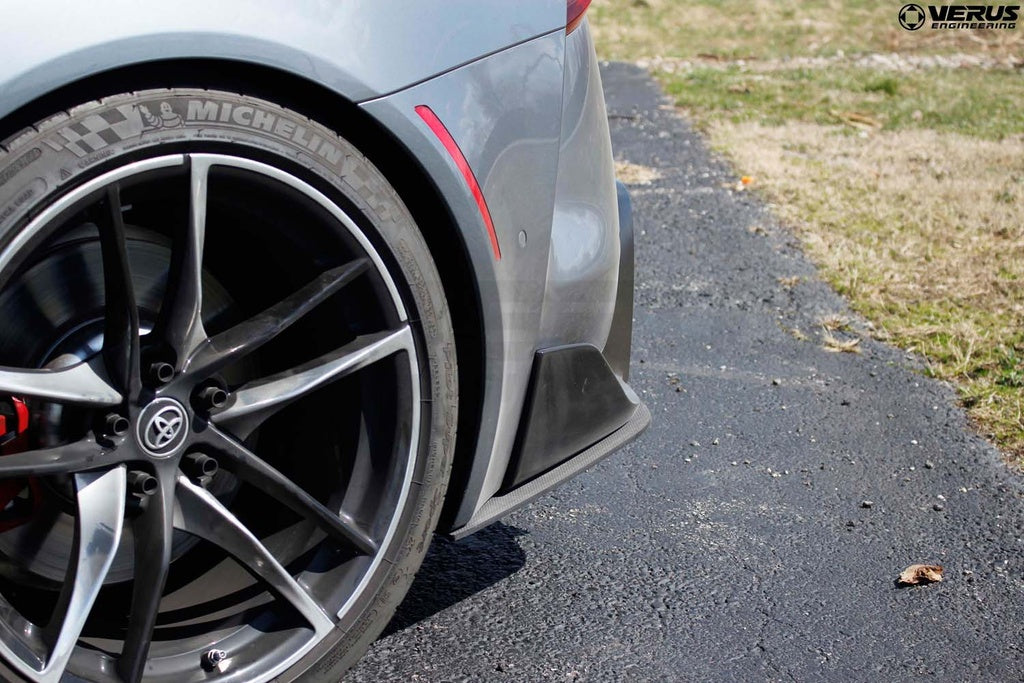 Verus - Carbon Polyweave Rear Spat Kit - Mk5 Toyota Supra - A0268A