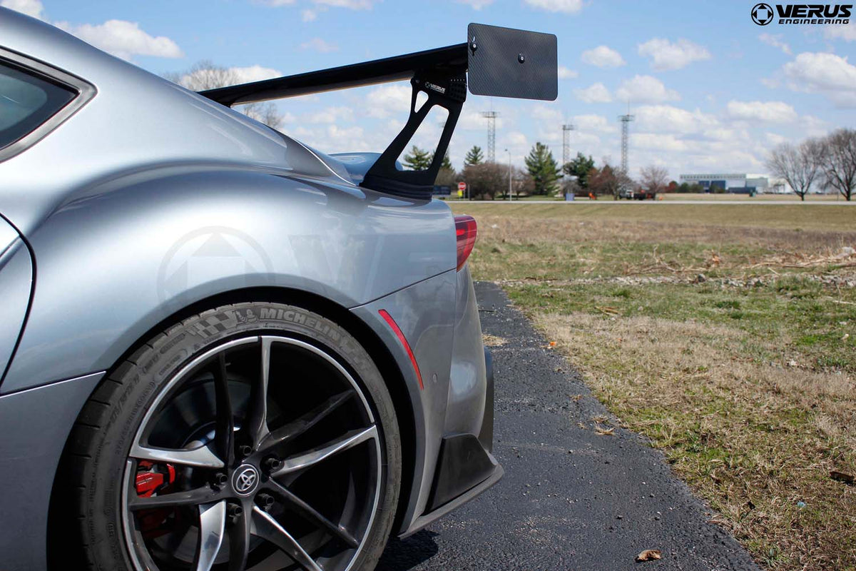 Verus - Carbon Polyweave Rear Spat Kit - Mk5 Toyota Supra - A0268A