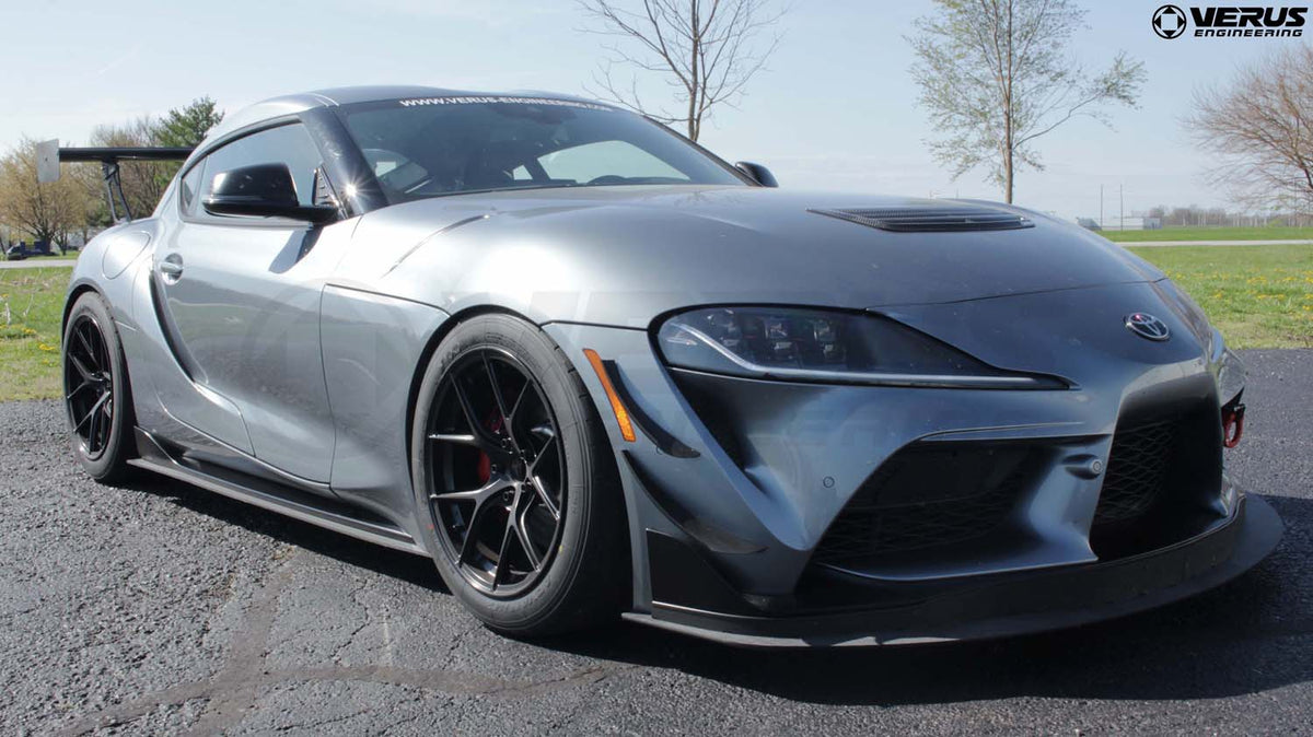 Verus - Carbon Polyweave Side Splitter Kit - Mk5 Toyota Supra - A0263A